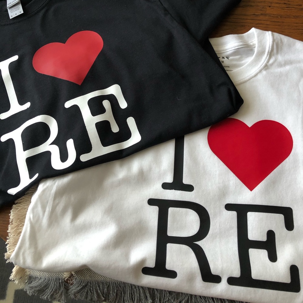 I heart real estate billboard graphic t